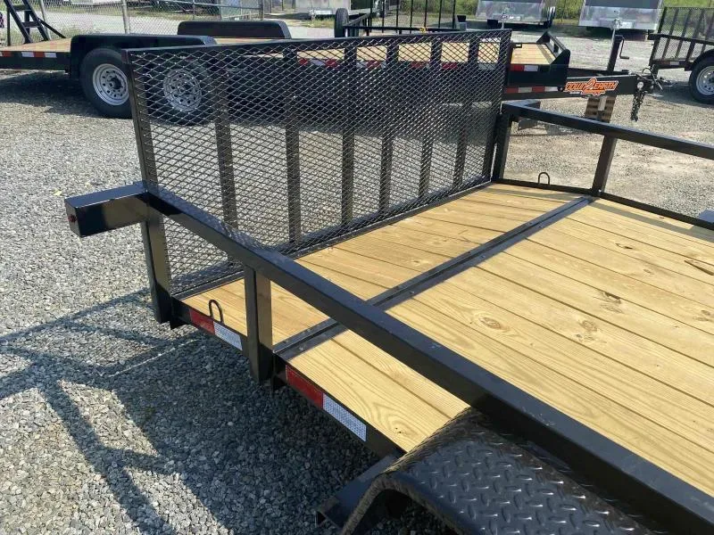 2025 Down 2 Earth 6.5x16 Black Tandem Axle Utility Trailer