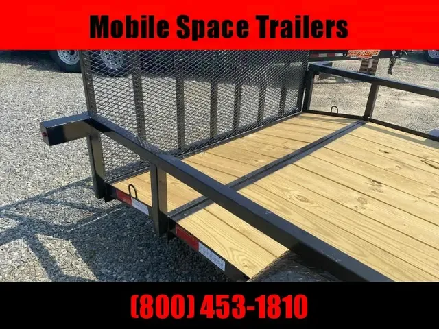 2025 Down 2 Earth 6.5x16 Utility Trailer with Tube Rails