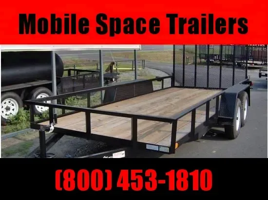 2025 Down 2 Earth 6.5x16 Utility Trailer Tube Rails - Flexible Pricing!
