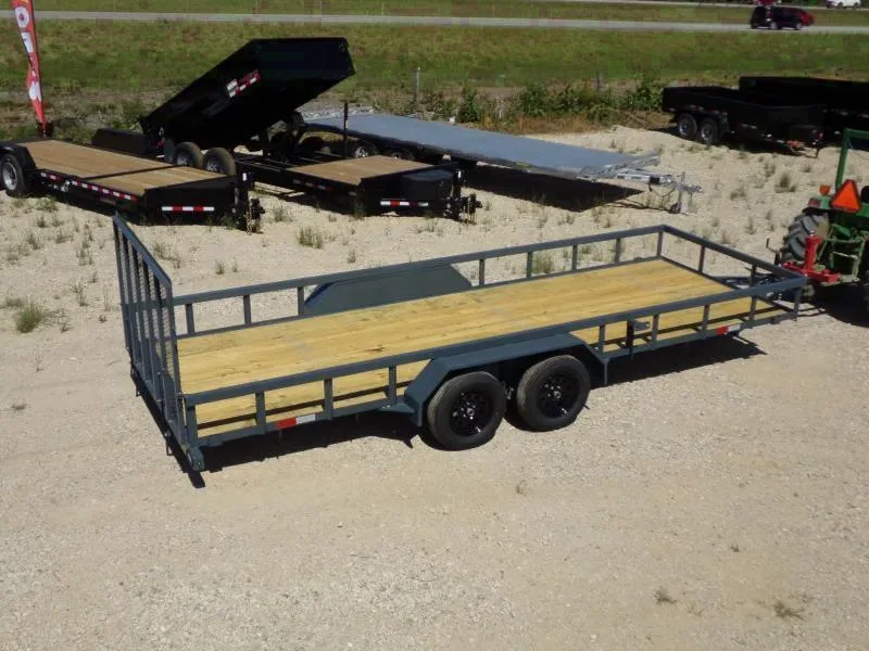 2025 GPS 6.5x20 7K Wood Deck Utility Trailer