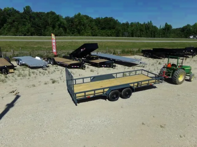 2025 GPS 6.5x20 Tandem Axle Utility Trailer with Wood Deck