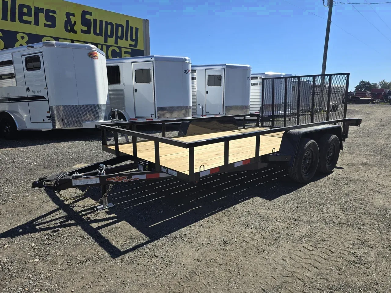 Utility Trailer 2026 6.83X14 Down 2 Earth Trailers 7&amp;#215;14 Tandem Axle Utility Trailer -dte8214T-133627 6.83 ft. x14 ft.
