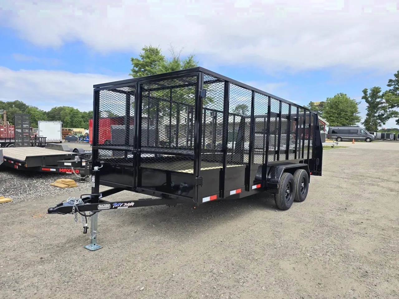 Landscape 2026 6.83X16 Tuff Dawg Trailers 7×16 5′ High Side Landscape Trailer -dte8216-000145 6.83 ft. x16 ft.