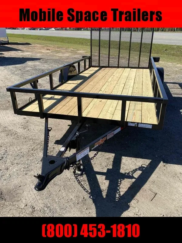 2025 Down 2 Earth 6x14 Wood Flat Deck Utility Trailer - Bonaire, GA