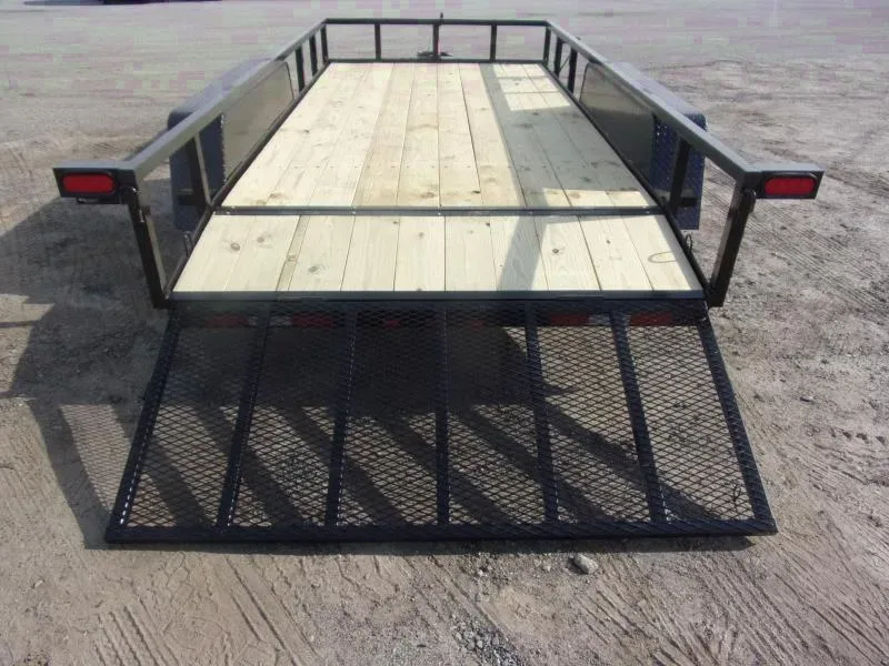 2025 Down 2 Earth 6x16 Tandem Axle Utility Trailer