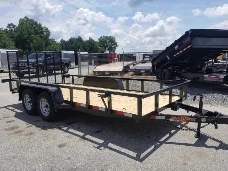 2025 Down 2 Earth 6x16 Tandem Axle Utility Trailer for Sale