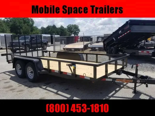 2025 Down 2 Earth 6x16 Tandem Axle Utility Trailer