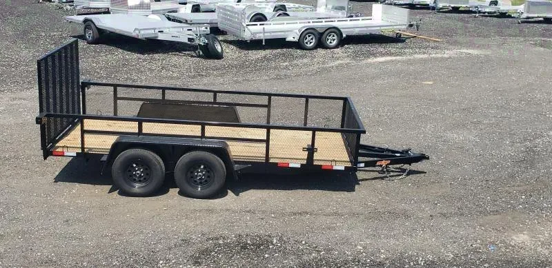 2025 Down 2 Earth 76 x 14 Utility Trailer - Expanded Metal Sides - Bonaire, GA