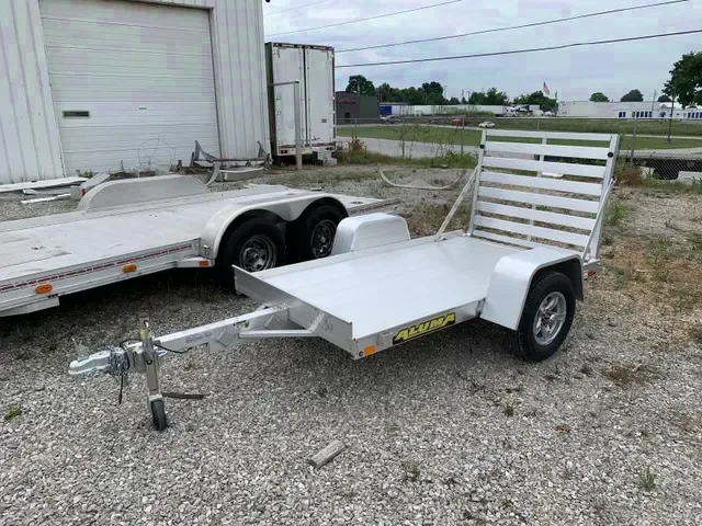 New 2025 Aluma 4.5x8 Aluminum Utility Trailer