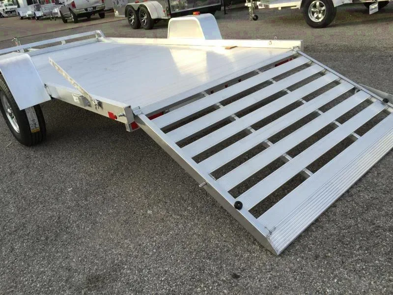 Make Offer: 2025 Aluma 5.5x12 Aluminum Single Axle Utility Trailer