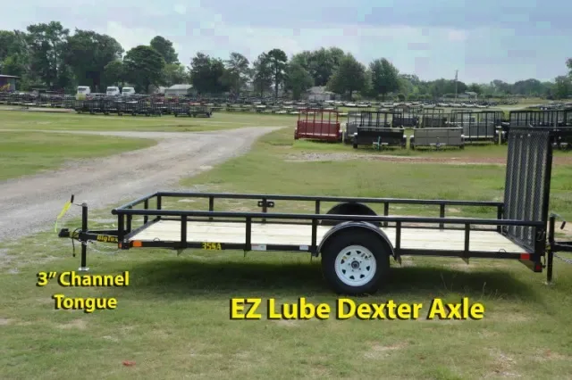 8ft Wood Floor Utility Trailer