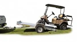 Make an Offer: 2025 Aluma 54x10 Tilt Aluminum Golf Cart Trailer