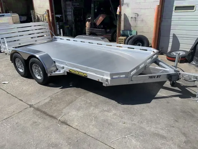 2025 Aluma 7814TA-BT 14' Tandem Axle Utility Trailer