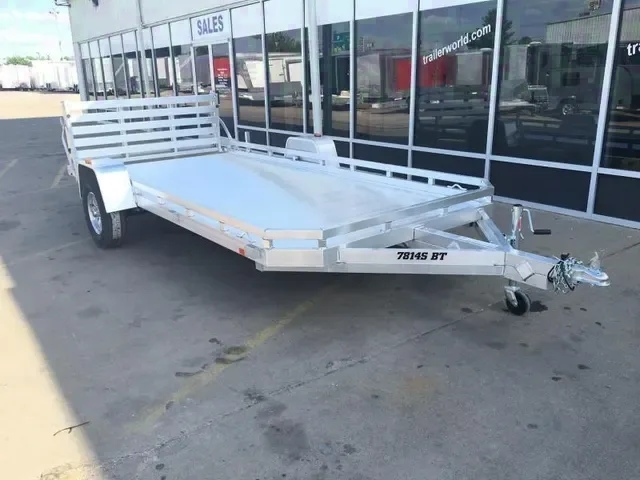 2025 Aluma 6.5x14 Aluminum Utility Trailer with Bi-Fold Gate
