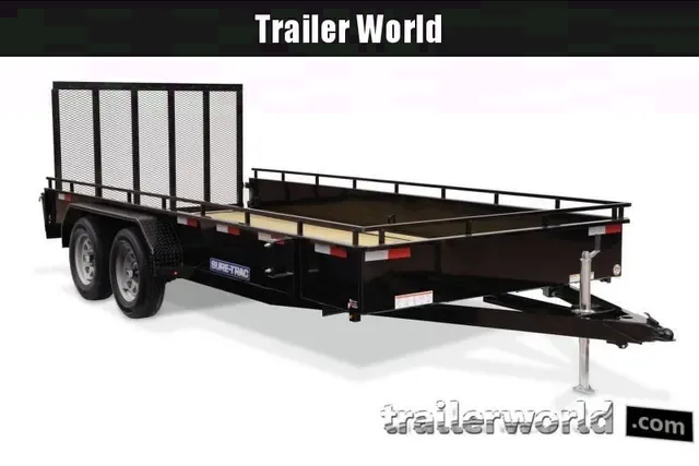 2025 Sure-Trac 16' Steel High Side Utility Trailer