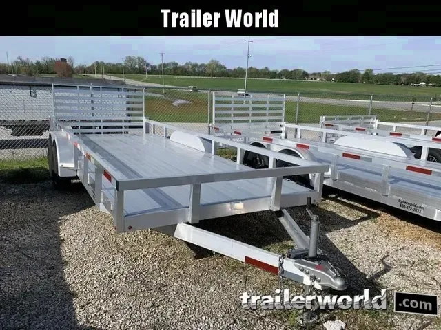 Make Offer: 2025 Trailer World 6.5x20 Aluminum Tandem Axle Utility Trailer