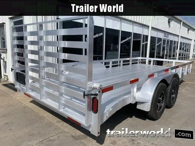 2025 Trailer World 6.5x22 Aluminum Utility Trailer