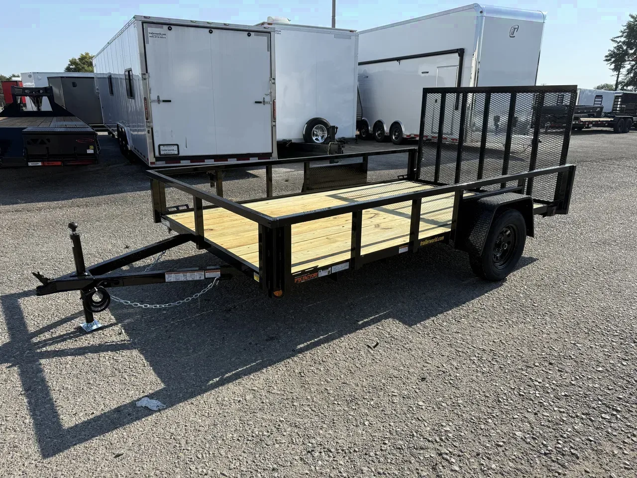 261222 - 2026 Quality Steel 6'10' x 12' Single Axle Utility Utility Trailer