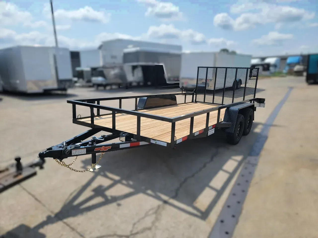 134356 - 2027 Down 2 Earth Utility Trailer 82" x 16' Utility Trailer