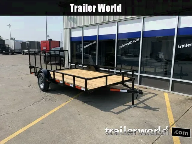 2025 7x14 Black Utility Trailer - Make an Offer