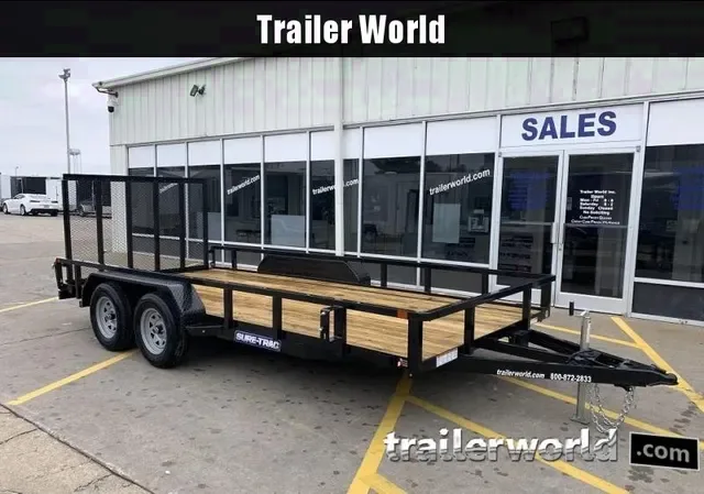 2025 Sure-Trac 7x16 Tandem Tube Top Utility Trailer