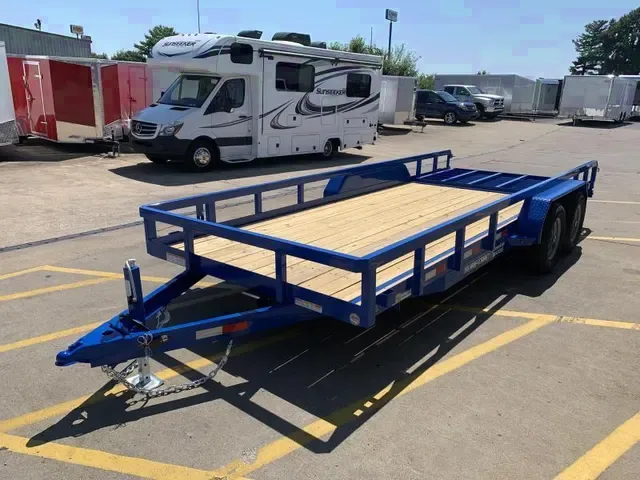 New 2025 Sure-Trac 7x20 Tube Top Utility Trailer