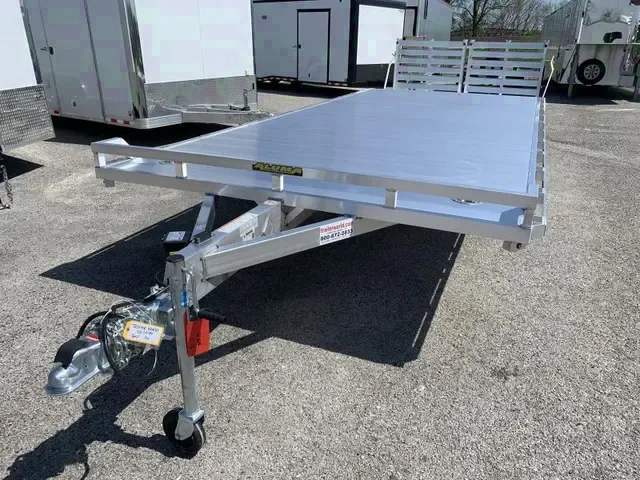 USED Aluma 1022H Aluminum Deck Over Equipment Trailer