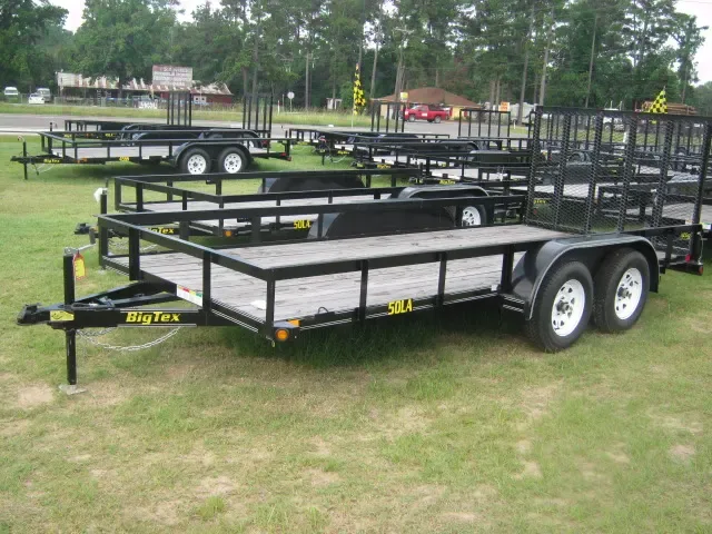 16ft TA Utility Trailer w/Treated Lumber Deck