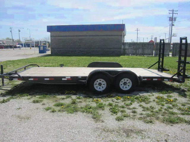18ft Tandem 5200 lb Axle Utility Trailer