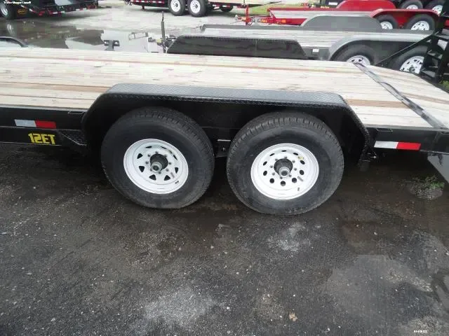 18ft Bumper Pull Equipment Trailer w/ 2-7000lb Axles
