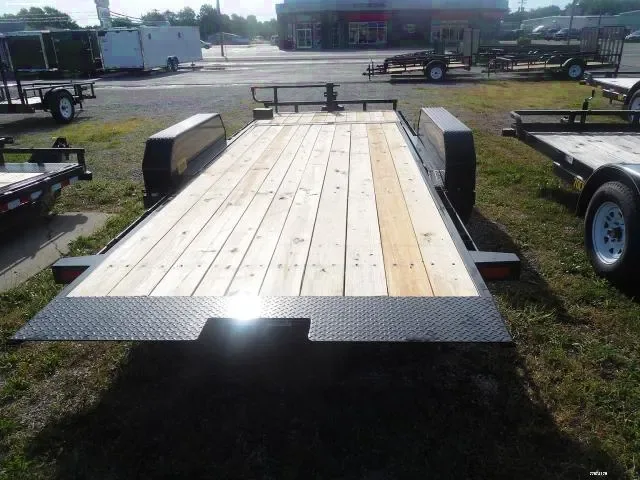 Tilt Bed Equipment Trailer 20ft Black