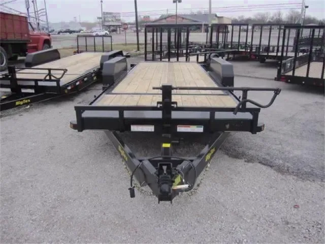 Bumper Pull 22ft Tilt Bed Utility Trailer w/Stationary Platform