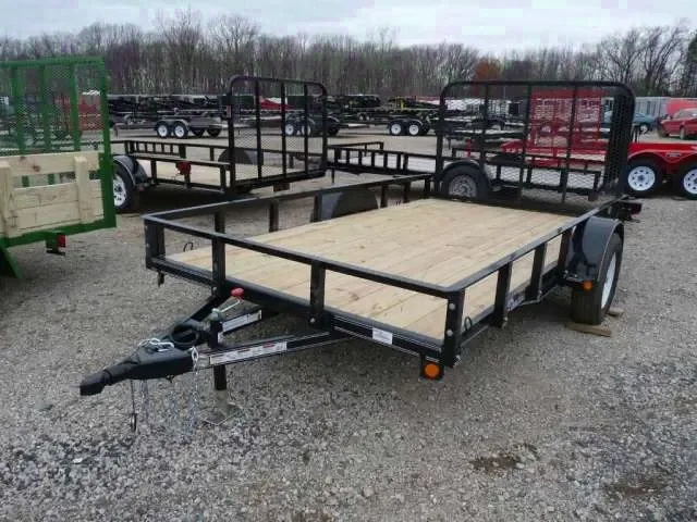 12ft Black with Treated Wood Floor