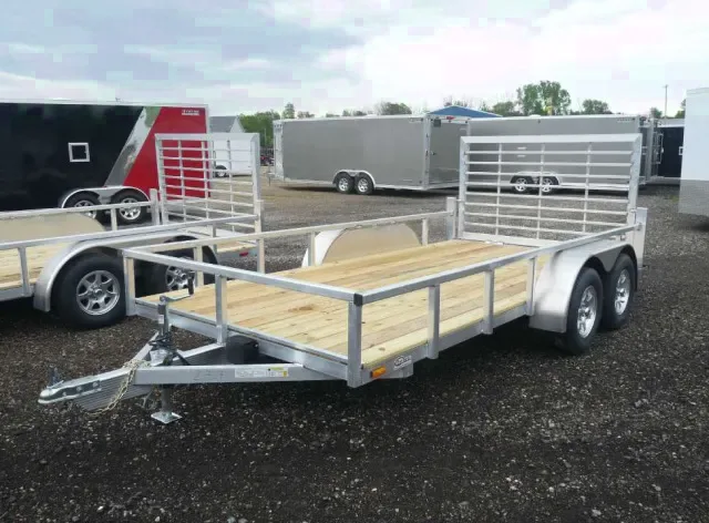 14FT UTILITY TRAILER T/A WITH WOOD DECKING