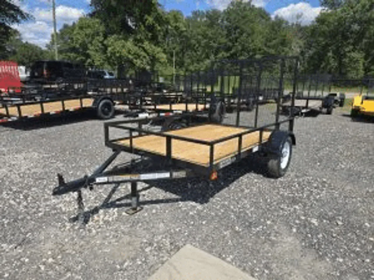 Utility Trailer 2025 5X8 Superior Trailers 5X8 Single Axle Utility Trailer Wood Floor -dte508-001626 5 ft. x8 ft.