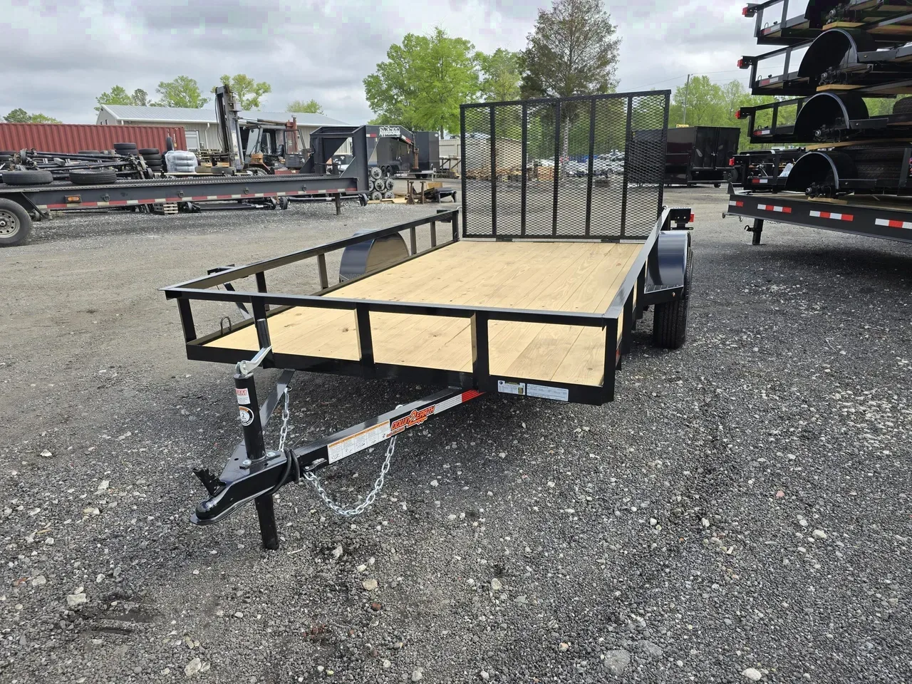 Utility Trailer 2026 6.33X12 Down 2 Earth Trailers 76×12 Angle Series Utility Trailer -dte7612A-129949 6.33 ft. x12 ft.