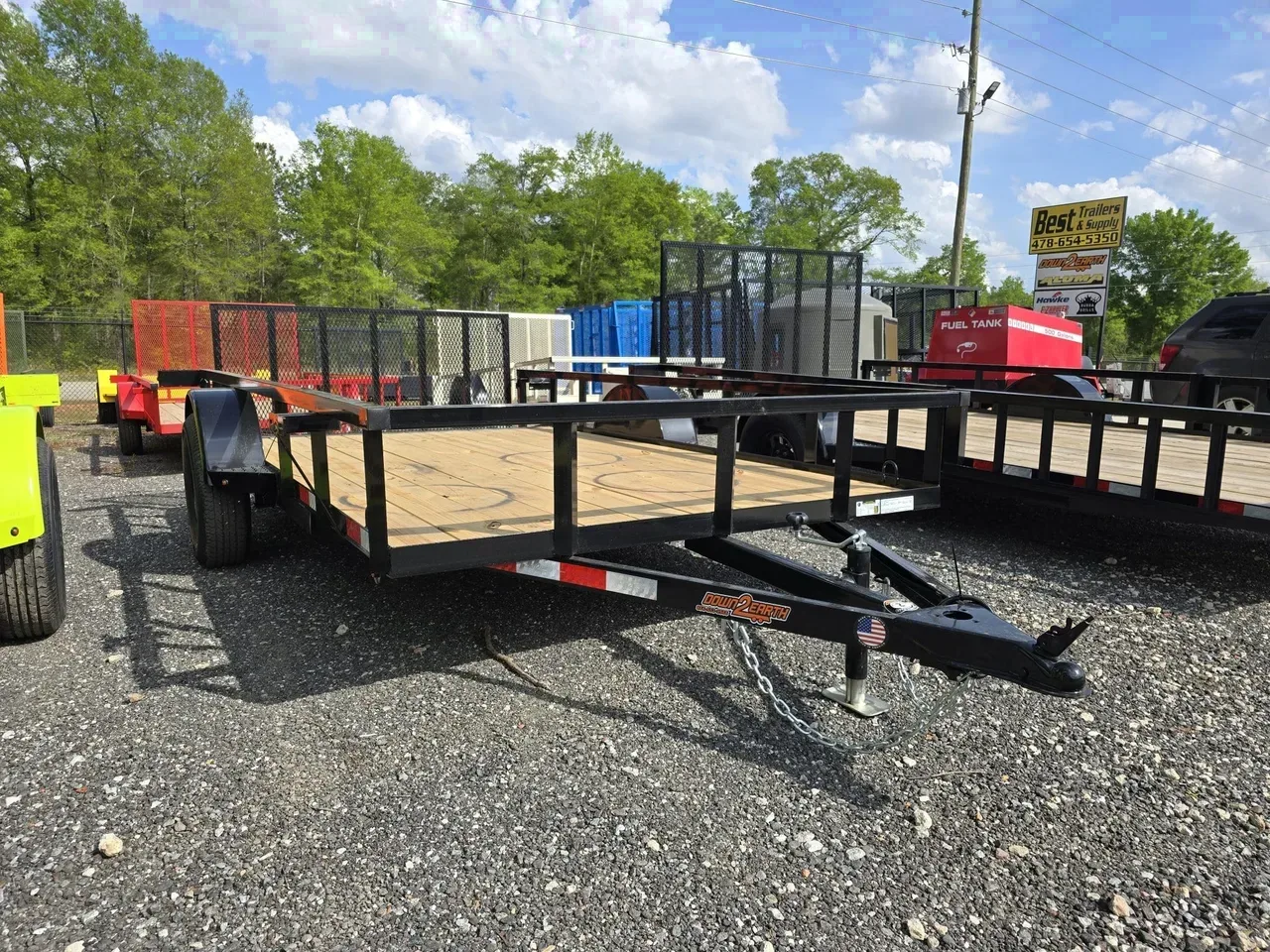 Utility Trailer 2026 6.33X12 Down 2 Earth Trailers 76×12 Utility Trailer With Dove Tail -dte7612TDT-132014 6.33 ft. x12 ft.