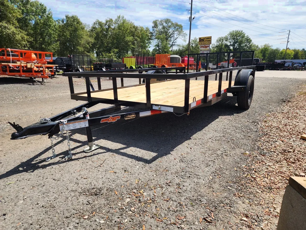 Utility Trailer 2026 76X14 Down 2 Earth Trailers 76×14 Wood Deck Utility Trailer With Dovetail -dte7614DT-130932 76 ft. x14 ft.