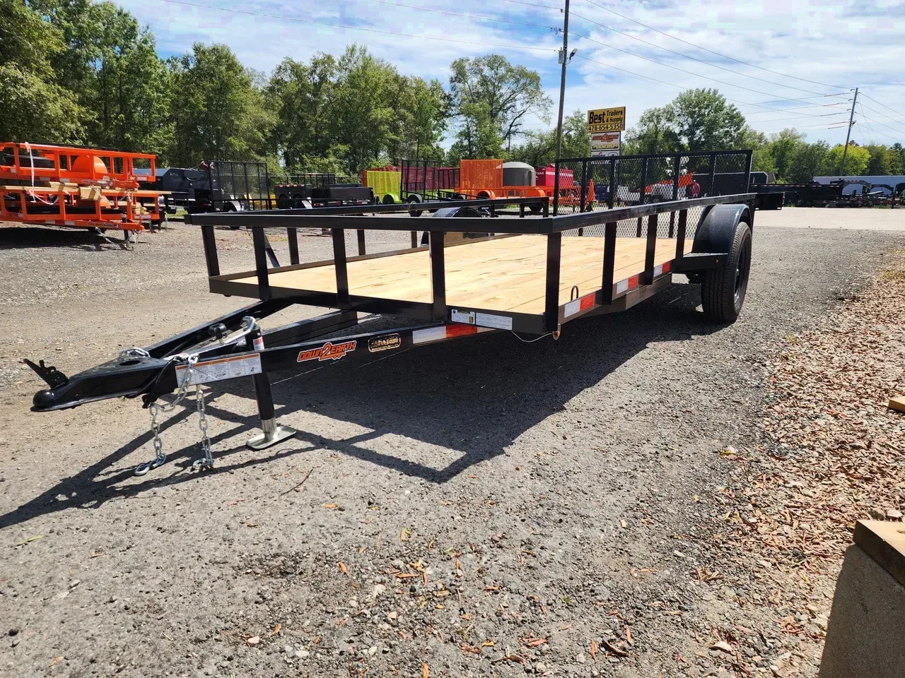 Utility Trailer 2026 76X14 Down 2 Earth Trailers 76×14 Wood Deck Utility Trailer With Dovetail -dte7614DT-132016 76 ft. x14 ft.