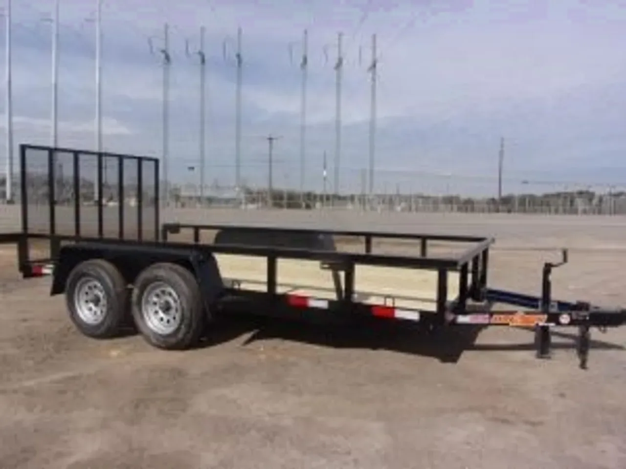 Utility Trailer 2026 6.33X14 Down 2 Earth Trailers 76&amp;#215;14 TA Wood Deck Tandem utlity atv utv mower trailer -DTE7614-133987 6.33 ft. x14 ft.