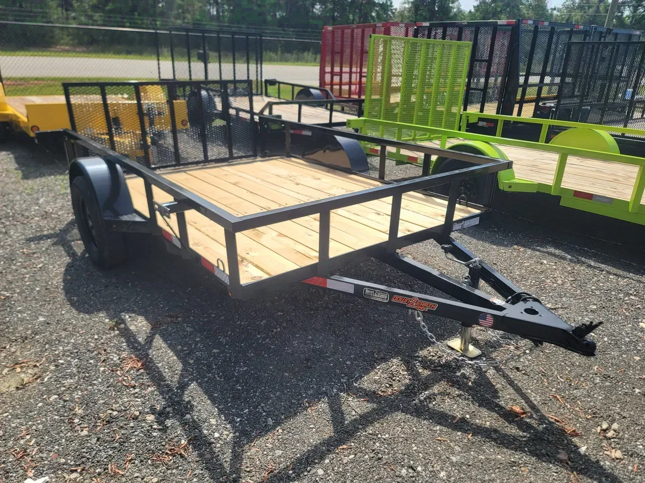 Utility Trailer 2026 6.4X10 Down 2 Earth Trailers 76x10ut utility atv mower trailer dove tail -DTE7610DT-129692 6.4 ft. x10 ft.