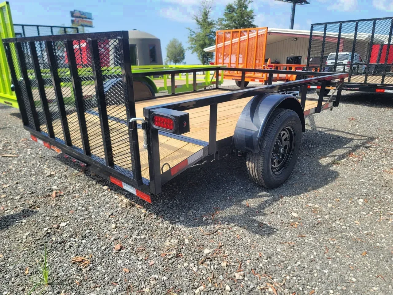 Utility Trailer 2026 6.4X10 Down 2 Earth Trailers 76x10ut utility atv mower trailer dove tail -DTE7610DT-129689 6.4 ft. x10 ft.