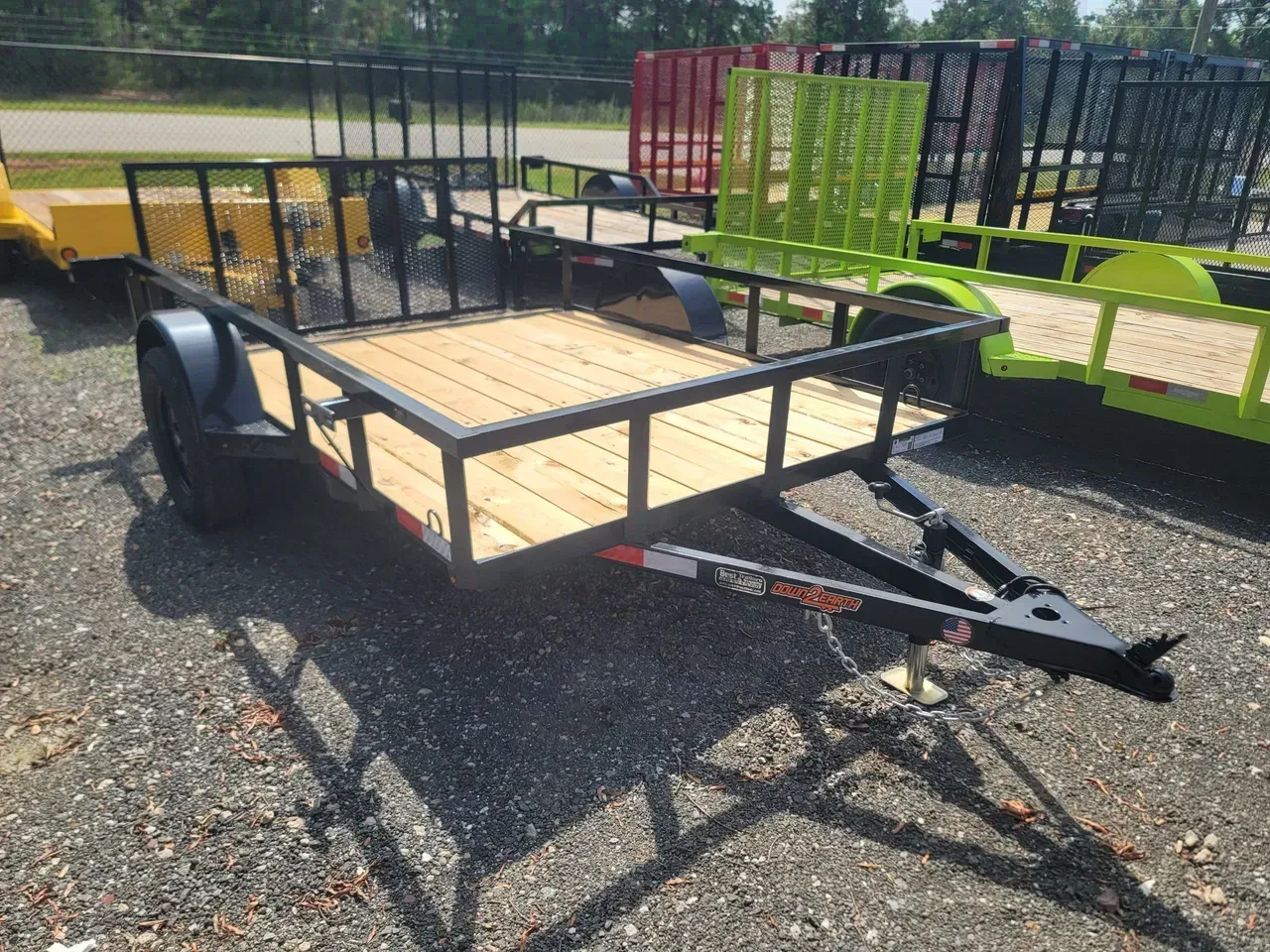 Utility Trailer 2026 6.4X10 Down 2 Earth Trailers 76x10ut utility atv mower trailer dove tail -DTE7610DT-133230 6.4 ft. x10 ft.