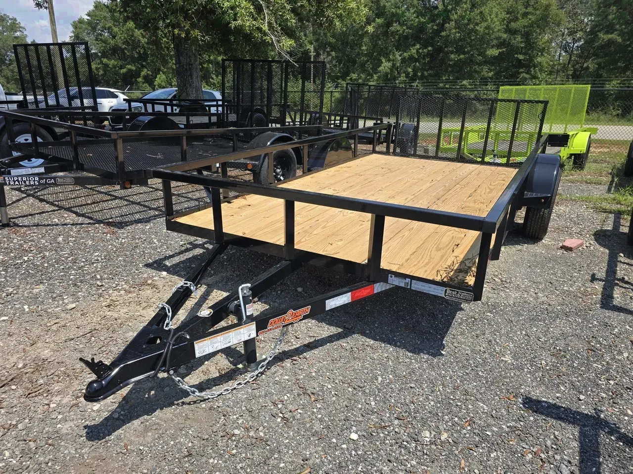 Utility Trailer 2026 6.83X14 Down 2 Earth Trailers 8214 Utility Trailer With Dove Tail -dte8214-129321 6.83 ft. x14 ft.