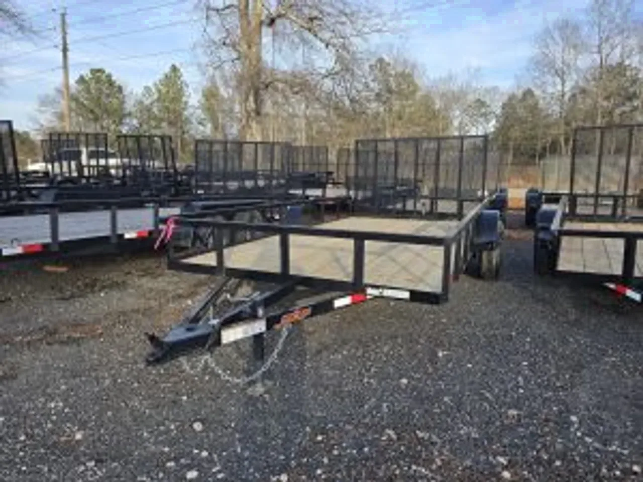 Utility Trailer 2026 6.83X14 Down 2 Earth Trailers 82x14SA Wood Flat Deck utility trailer -DTE8214TSA-132338 6.83 ft. x14 ft.