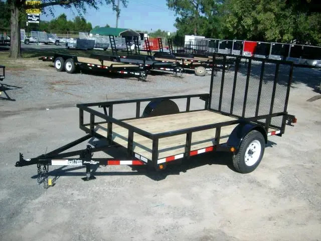 2025 Down 2 Earth 6x10 Orange Deluxe Utility Trailer