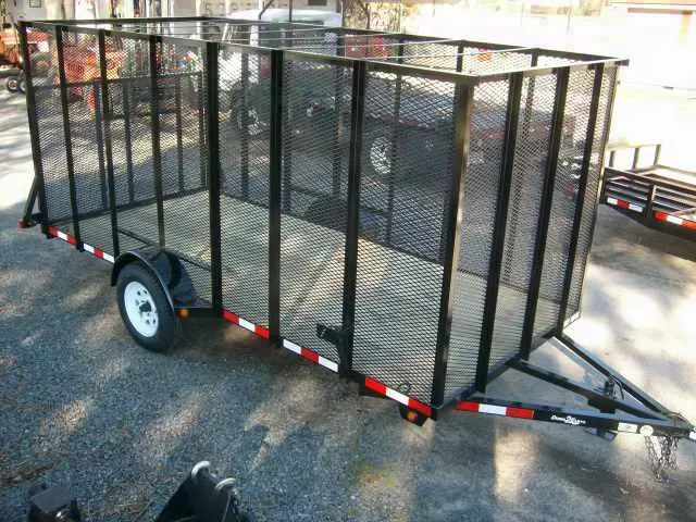 2025 Down 2 Earth 6x14 Utility Trailer with High Sides