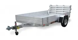 Durable 2025 Aluma 6810H Utility Trailer with Solid Sides - Lightweight Hauling!