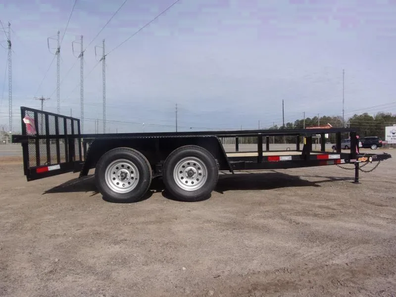 2025 Down 2 Earth 7x16 Utility Trailer with Dovetail