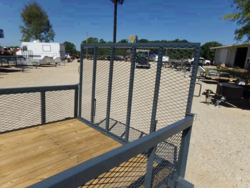 Offer Welcome: 2025 76x14 Utility Trailer with 24" Mesh Sides